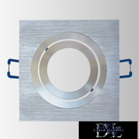 UNIVERSO Süllyesztett spot lámpatest 1*MR16 króm 92x92x29mm/∅80mm