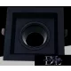 UNIVERSO Süllyesztett spot lámpatest 1xGU10 fekete 123x123x41mm/100x100mm