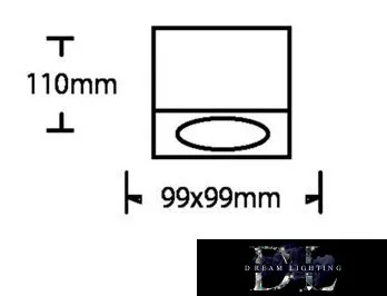 UNIVERSO Spot lámpatest IP20 Fehér 1xGU10
