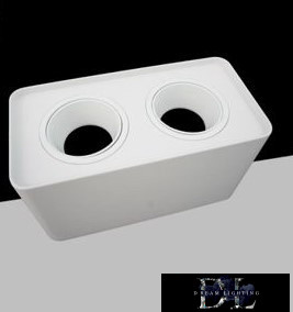 UNIVERSO Spot lámpatest IP20 Fehér 2xGU10