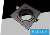 UNIVERSO süllyesztett spot lámpa 1xGU10 IP20 88x88x31mm kivágás:75X75mm fekete 5év