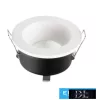 UNIVERSO Vízzárós süllyesztett lámpatest 1xPAR16 foglalat nélkül IP44 Fehér D85x54mm Kivágás:D65mm 5 év