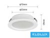 UNIVERSO mini spot lámpatest 3w 6500K 240lm 120° IP20 ∅70×19mm fehér