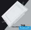 UNIVERSO Négyzet alakú süllyesztett LED panel 9w 780lm CCT/kap. 120° IP20 Fehér 120x120mm kivágás:95x95mm