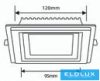 UNIVERSO Négyzet alakú süllyesztett LED panel 9w 780lm CCT/kap. 120° IP20 Fehér 120x120mm kivágás:95x95mm