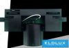 UNIVERSO Egyfázisú sínrendszerhez E27-es foglalat Max.60w IP20 Fekete