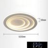 UNIVERSO mennyezeti lámpa BT 70w 4200lm CCT ∅500×58mm fehér