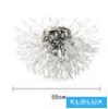 UNIVERSO Kristály mennyezeti 10xG9 Max60W IP20 króm D550mm