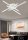 UNIVERSO Mennyezeti lámpa 45w 3600lm 6500K IP20 fehér 640x640x110mm