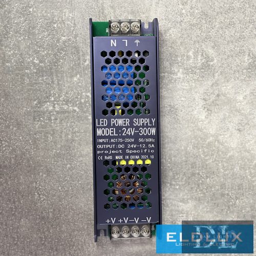 ELDLUX Trafó DC:24V Max.300w/12.5A IP20 208*63*29mm