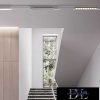 UNIVERSO Egyfázisú sínhez lámpatest COB LED 12W 1440lm 6500K 292mm IP20 fehér