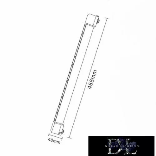 UNIVERSO Egyfázisú sínhez lámpatest COB LED 26W 3120lm 6500K 488mm IP20 fehér
