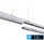 UNIVERSO Háromfázisú lineáris LED lámpatest 48w 7680lm 4000K-6500K.kap 90°IP20 fehér 1567x78x82mm 5év
