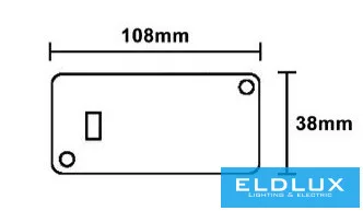 UNIVERSO műanyag tápegység 24V 24W IP20