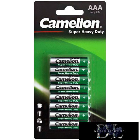 CAMELION SUPER HEAVY DUTY cink-klorid elem R03/AAA-BP8