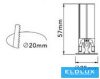 UNIVERSO Mini spotlámpa 3w 160lm 4000k D25×57mm kivágás:D20mm fehér