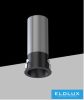 UNIVERSO Mini spotlámpa 3w 145lm 3000k D25×57mm kivágás:D20mm fekete
