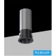 UNIVERSO Mini spotlámpa 3w 145lm 3000k D25×57mm kivágás:D20mm fekete
