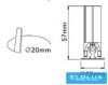 UNIVERSO Mini spotlámpa 3w 145lm 6500k IP20 Fekete D25x57mm kivágás:D20mm