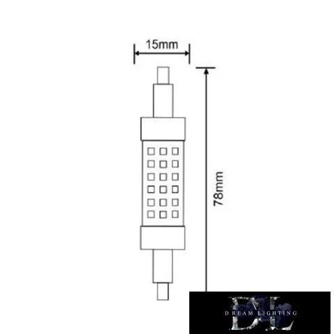 UNIVERSO LED izzó R7S 60d 5W 550lm 4000K