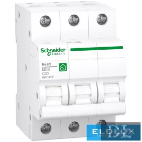 Schneider Kismegszakító 3P 20A C-jelleg 400V AC Resi9 F