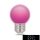 TELFORCEONE Forever Light LED izzó E27 G45 2W 230v rózsaszín 5db/doboz