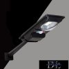 UNIVERSO Solar utcai lámpa 3w-6V 3.2V-2.5AH 150lm 7000k IP65 fekete