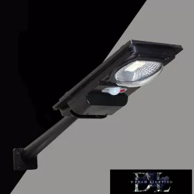   UNIVERSO Solar utcai lámpa 3w-6V 3.2V-2.5AH 150lm 7000k IP65 fekete