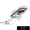 UNIVERSO Solar utcai lámpa 3w-6V 3.2V-2.5AH 150lm 7000k IP65 fekete