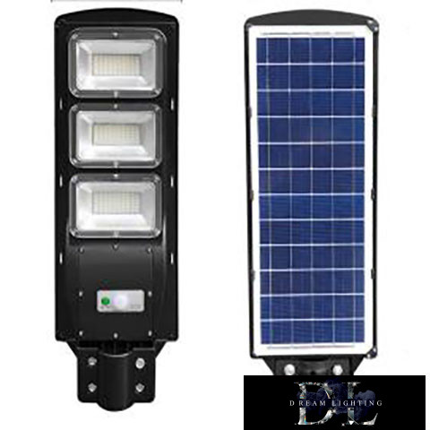 UNIVERSO Solar utcai lámpa 3.2V-10AH 1085lm 6500k-7000k IP65 antracit 600x197x55mm