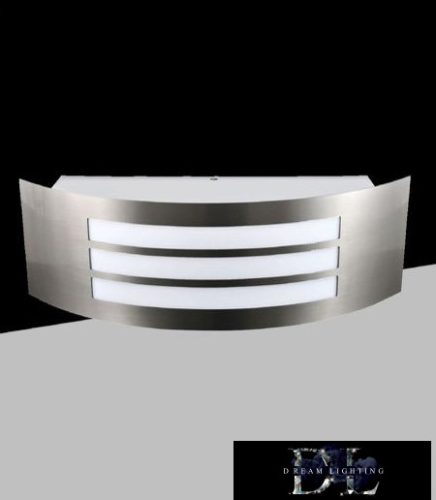 UNIVERSO Kültéri fali lámpa 1xE27 max.14w IP44 króm/fehér 315x90x100mm 5év