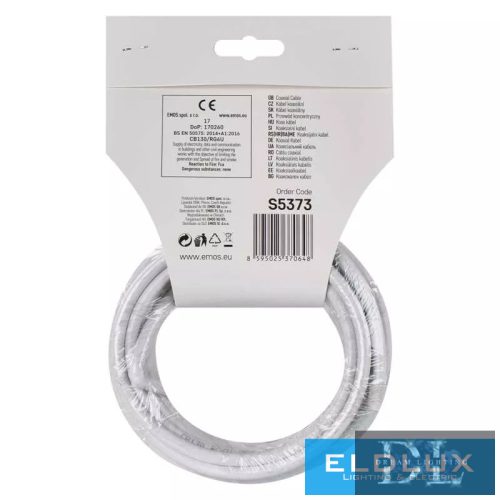 EMOS koaxiális kábel CB130 5M