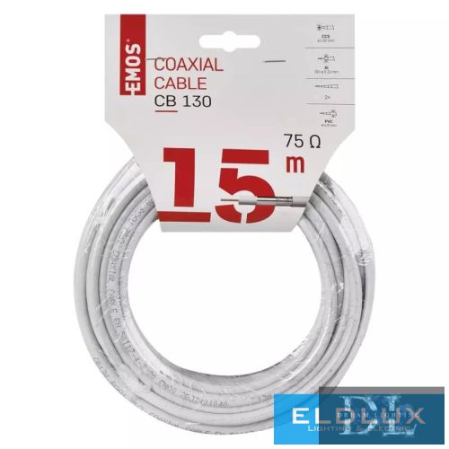EMOS koaxiális kábel CB130 15M
