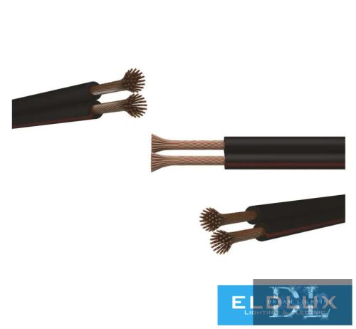 EMOS HANGFAL KÁBEL CU 2×0.50 FEK/PIR 100M
