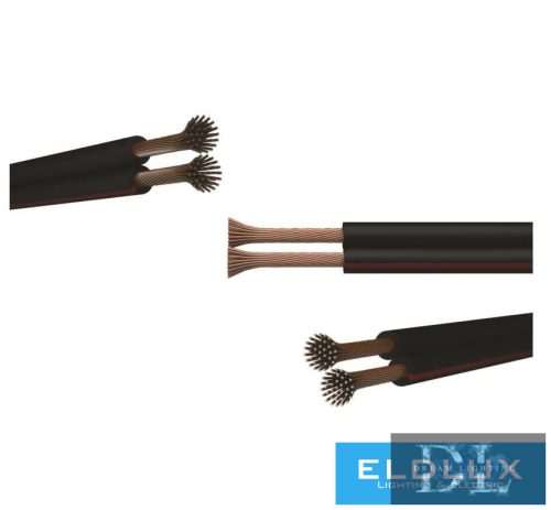 EMOS HANGFAL KÁBEL CCA 2×1.00 FEK/PIR ECO 100M