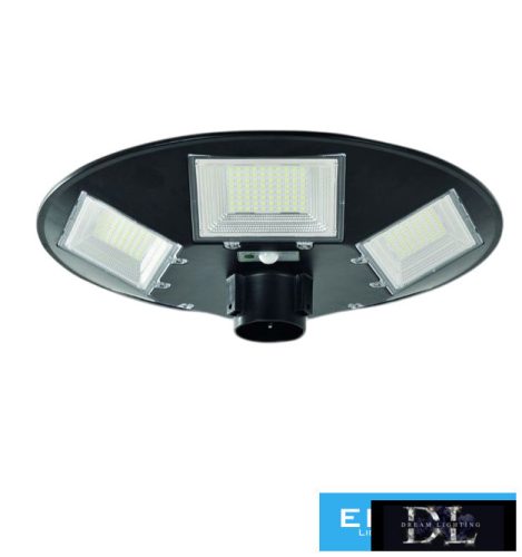 UNIVERSO Solar Ufo lámpa 3.2V-20AH 1200lm 6500k IP65 fekete ø550x125mm
