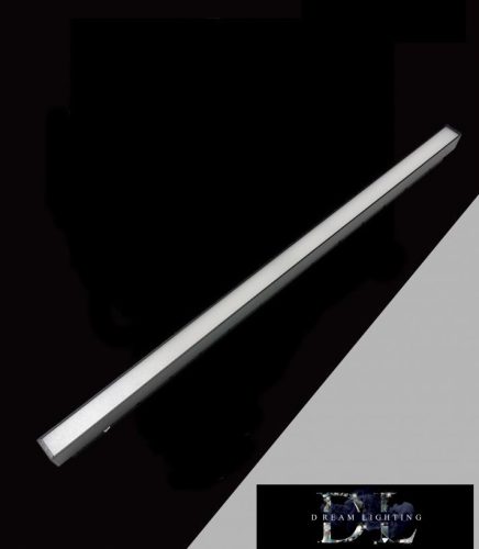 UNIVERSO Mágneses sínbe szerelhető Lineáris Lámpa DC:48V 24W 1800LM 3000K RA90 IP20 600x45x24mm Fekete
