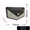 UNIVERSO Solarlámpa-PIR 3.7V-1200mAH 5.5V-0.55W 60lm IP65 fekete