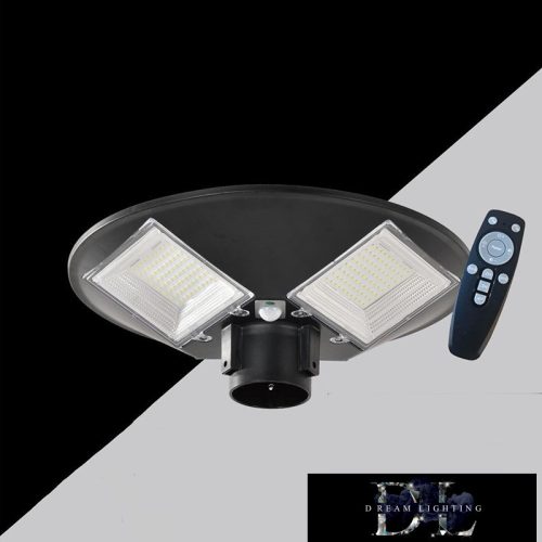 UNIVERSO Solar UFO lámpa 3.2V-10AH 1000lm 7000k IP65 fekete ø420x125mm