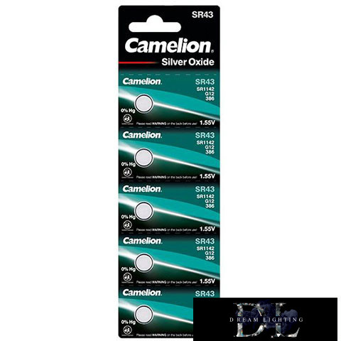 CAMELION ezüst-oxid gombelem 1.55V SR43/G12/386-BP5