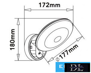 UNIVERSO Kültéri fali lámpa mozgásérzékelővel 10w 1100lm CCT KAPCS. IP54 fehér 180x177x172mm 3 év