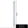UNIVERSO T8 üveges LED fénycső 2 oldalas 18w 4000k 1980lm 1200mm fehér