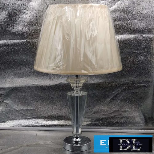 ELDLUX SHINY kristályüveg asztali lámpatest Króm E27