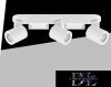 UNIVERSO Spot lámpatest 3xGU10 Max.35w IP20 350x70x108mm Fehér