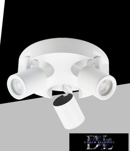 UNIVERSO Spot lámpatest 3xGU10 Max.35w IP20 D220x108mm Fehér