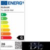 ELDLUX Egyfázisú sínes lámpa 26W 2080lm 4000K IP20 fehér