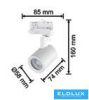 UNIVERSO Háromfázisú sínes spotlámpa 1xGU10 Max.35w IP20 Fehér 5év