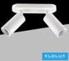 UNIVERSO Spot lámpatest 2xGU10 Max.35w IP20 D55x110x220mm Fehér