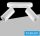 UNIVERSO Spot lámpatest 2xGU10 Max.35w IP20 D55x110x220mm Fehér