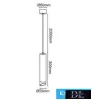 UNIVERSO Függeszték 1xGU10 Max.35w IP20 Fekete/Arany D55x300x2000mm
